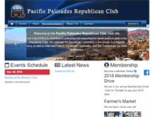 Tablet Screenshot of palisadesrepublicans.org